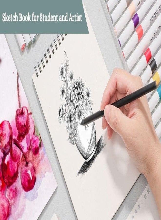 GREESHMA Presents A3 Artist Drawing Book, Sketch Book for Student and Artist - 100 Pages 160 GSM Spiral Bound - Image 2